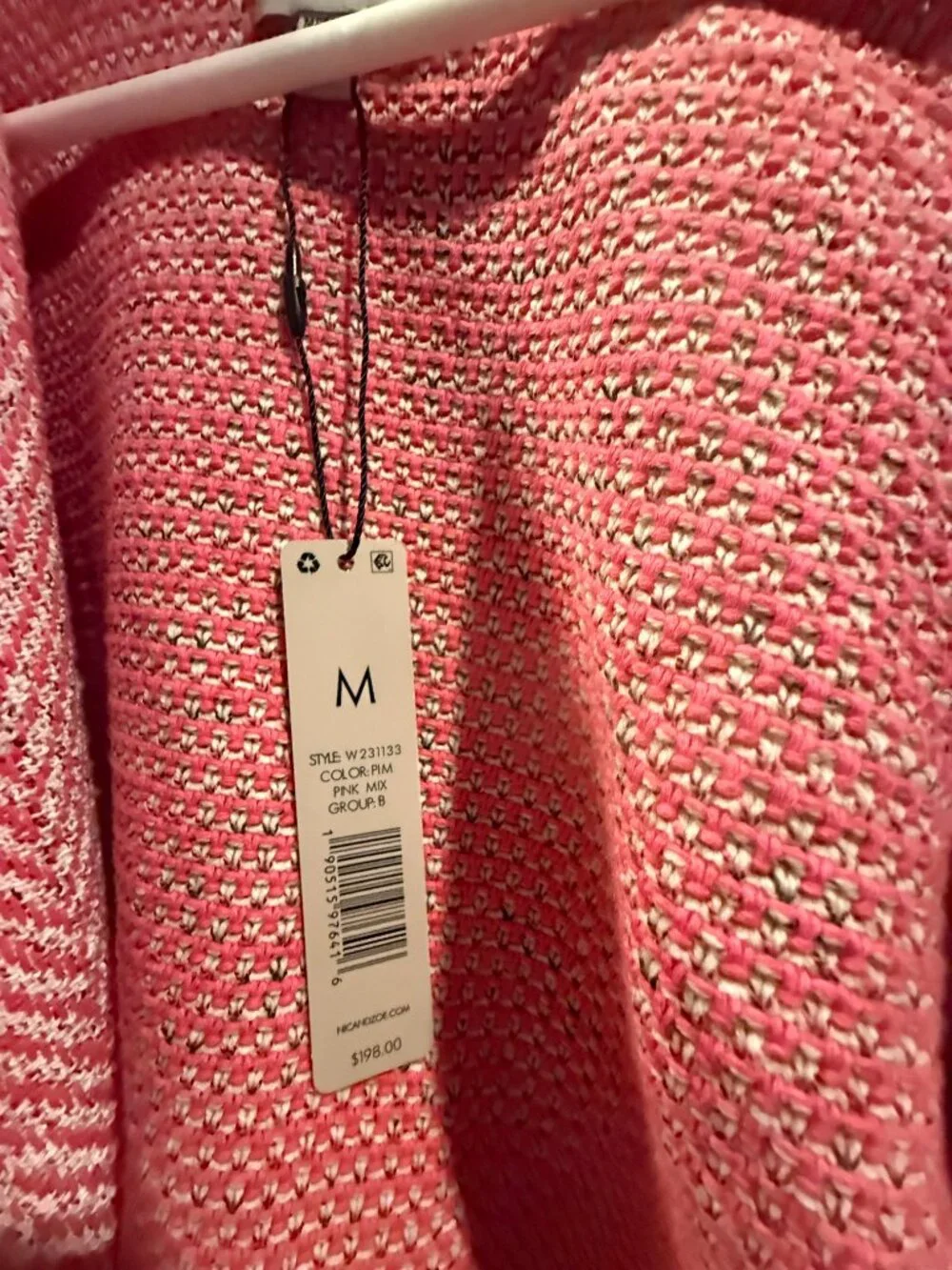 NIC+ZOE Women's Fringe Mix Knit Jacket Med